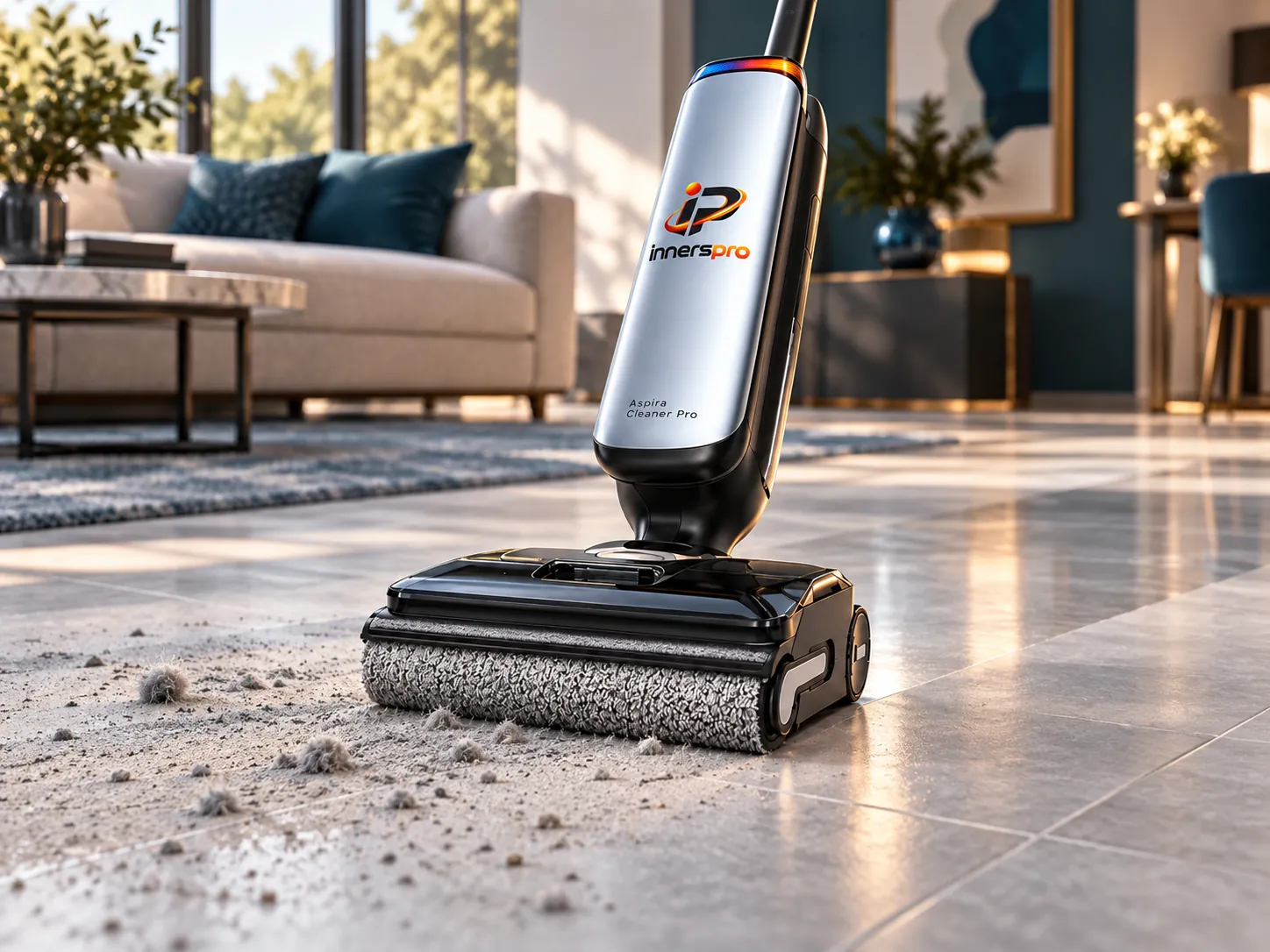 Aspira Cleaner Pro Innerspro durante una sessione di aspirazione